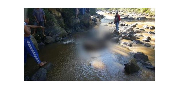 Mayat Wanita Tanpa Busana Ditemukan di Sungai Senduro Lumajang