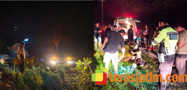 Dini Hari, Truk Plat Jateng ‘Kayang’ di Jurang Pacitan Dini Hari, Truk Plat Jateng ‘Kayang’ di Jurang Pacitan