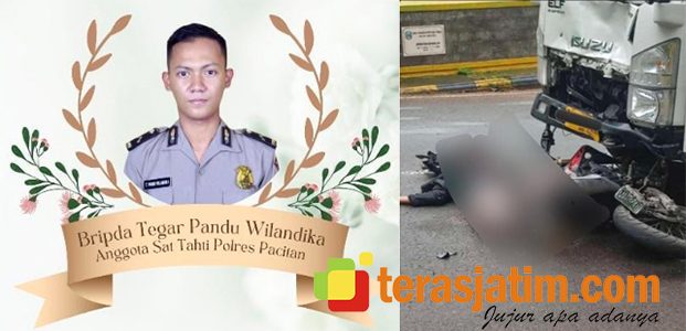 Tertabrak Truk di Jalanan Kelok Tegalombo, Anggota Polres Pacitan Meregang Nyawa Tertabrak Truk di Jalanan Kelok Tegalombo, Anggota Polres Pacitan Meregang Nyawa