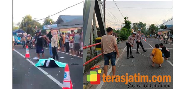 Pasutri Tabrak Truk di Jembatan Semanten Pacitan, Suami Meregang Nyawa di TKP Pasutri Tabrak Truk di Jembatan Semanten Pacitan, Suami Meregang Nyawa di TKP