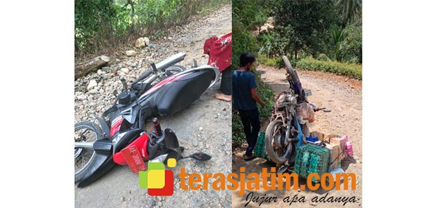 Jalan Kabupaten Rusak Parah, Pak Kades Karanggede Pacitan Bersama Istrinya Jadi Korban Jalan Kabupaten Rusak Parah, Pak Kades Karanggede Pacitan Bersama Istrinya Jadi Korban