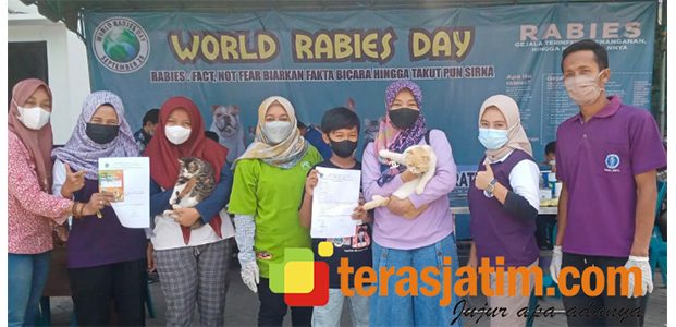 World Rabies Day di Pacitan, PDHI bersama Dinas Pertanian Gelar Vaksinasi Hewan Gratis