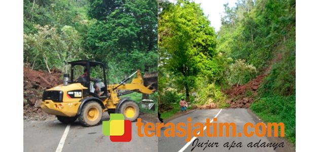 Longsor, Jalur Utama Pacitan-Ponorogo Tertutup Total Longsor, Jalur Utama Pacitan-Ponorogo Tertutup Total