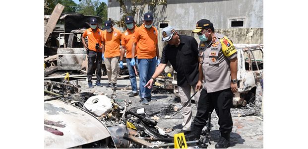 Pasca Pembakaran Mapolsek Tambelangan Sampang, Polisi Kantongi Identitas Pelaku Pasca Pembakaran Mapolsek Tambelangan Sampang, Polisi Kantongi Identitas Pelaku