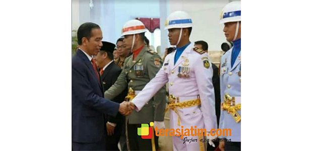 Perwira Raider 500/Sikatan, Jadi Danki Paskibaraka Upacara HUT RI di Istana Negara Perwira Raider 500/Sikatan, Jadi Danki Paskibaraka Upacara HUT RI di Istana Negara