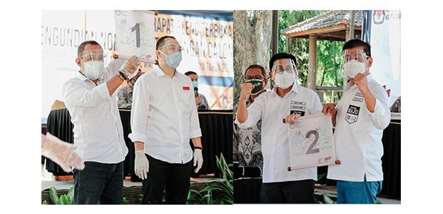 Pilwali Surabaya, Eri Cahyadi-Armuji Dapat Nomor 1, Mahfud Arifin-Mujiaman Nomor 2 Pilwali Surabaya, Eri Cahyadi-Armuji Dapat Nomor 1, Mahfud Arifin-Mujiaman Nomor 2