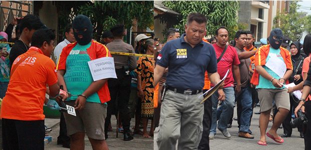 Polisi Gelar Rekonstruksi Kasus Pembunuhan Janda Kaya asal Paron Ngawi Polisi Gelar Rekonstruksi Kasus Pembunuhan Janda Kaya asal Paron Ngawi