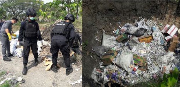 Polisi Jombang Bersama Tim Gegana Musnahkan Ribuan Petasan dan Bahan Peledak Polisi Jombang Bersama Tim Gegana Musnahkan Ribuan Petasan dan Bahan Peledak
