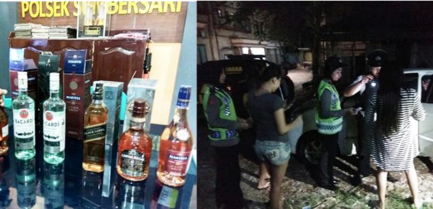 Polisi Sumbersari Jember Amankan 2 Pasang Muda Mudi dan Puluhan Botol Miras Polisi Sumbersari Jember Amankan 2 Pasang Muda Mudi dan Puluhan Botol Miras