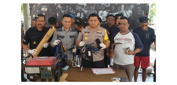 6 Pelaku Curat di Via Verata Gunung Sepikul Trenggalek Dibekuk, Seorang Pelaku Buron 6 Pelaku Curat di Via Verata Gunung Sepikul Trenggalek Dibekuk, Seorang Pelaku Buron