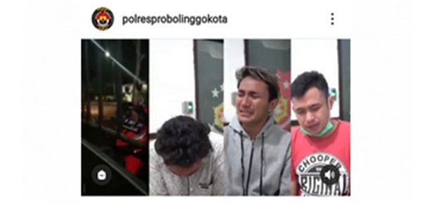 Diciduk Karena Hina Satgas Covid-19, 3 Pemuda ini ‘Mewek’ di Kantor Polisi Diciduk Karena Hina Satgas Covid-19, 3 Pemuda ini ‘Mewek’ di Kantor Polisi