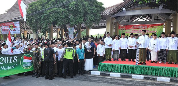 Puncak HSN 2018, Presiden Lepas Kirab Santri di Sidoarjo Puncak HSN 2018, Presiden Lepas Kirab Santri di Sidoarjo