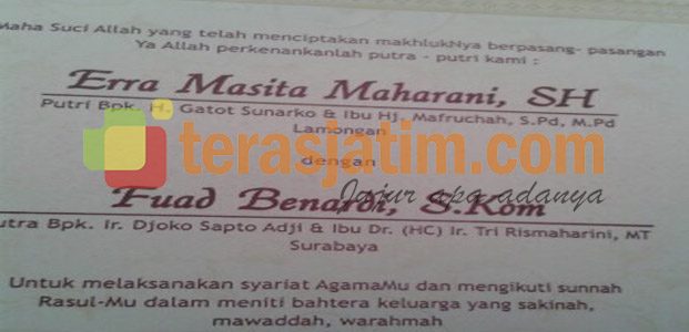 Gadis Lamongan Dipersunting Anak Bu Risma Gadis Lamongan Dipersunting Anak Bu Risma