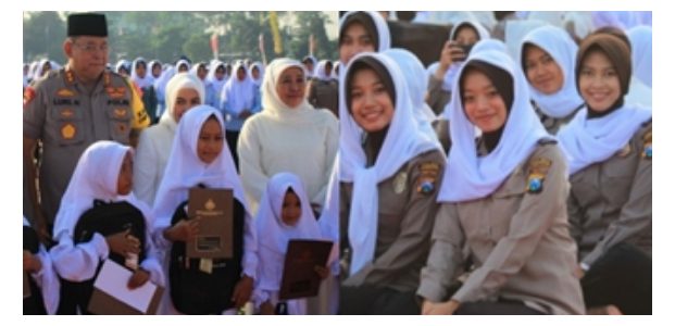 Rayakan HUT Polwan dan 1 Muharam, Polda Jatim Gelar Istighosah Kubro Rayakan HUT Polwan dan 1 Muharam, Polda Jatim Gelar Istighosah Kubro