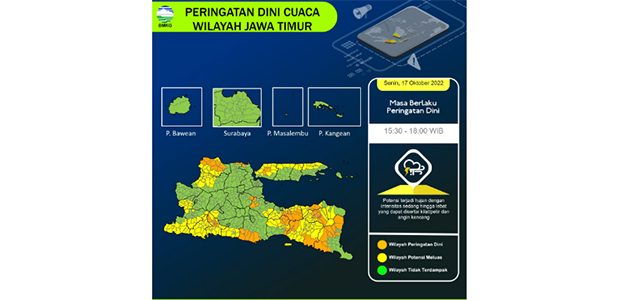 Waspada! Potensi Cuaca Ekstrim di Jatim Berlanjut Waspada! Potensi Cuaca Ekstrim di Jatim Berlanjut