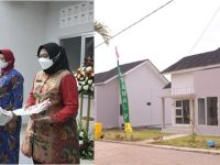 Kunjungi Sidoarjo, Menhan Prabowo Serahkan 53 Unit Rumah Bagi Keluarga Awak Kapal Selam KRI Nanggala-402