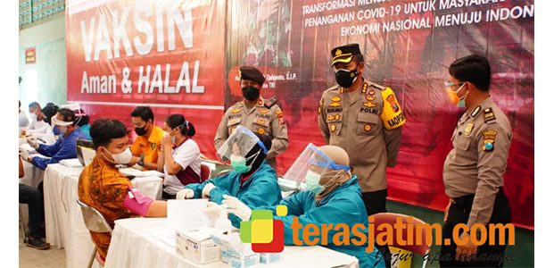 Kapolresta Sidoarjo Optimis Herd Immunity Segera Terbentuk Kapolresta Sidoarjo Optimis Herd Immunity Segera Terbentuk