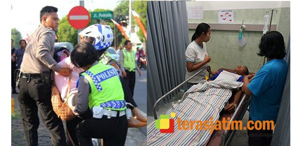Saat Latihan Baris Berbaris, 11 Anggota Paskibraka Mojowarno Jombang Tertabrak Truk Saat Latihan Baris Berbaris, 11 Anggota Paskibraka Mojowarno Jombang Tertabrak Truk