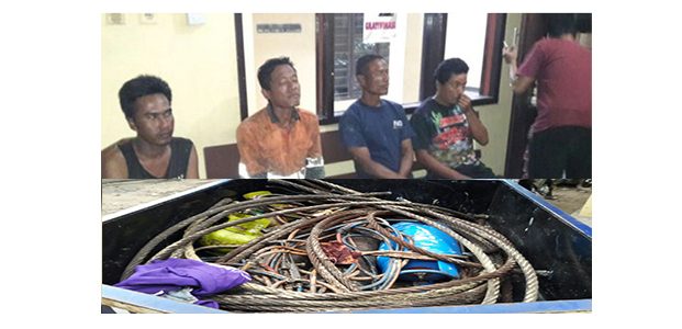 Satroni Kapal Terdampar, 8 Orang Dibekuk Polisi Tuban Satroni Kapal Terdampar, 8 Orang Dibekuk Polisi Tuban