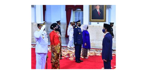 Secara Bersamaan, Presiden Lantik KSAL dan KSAU