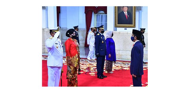 Secara Bersamaan, Presiden Lantik KSAL dan KSAU Secara Bersamaan, Presiden Lantik KSAL dan KSAU
