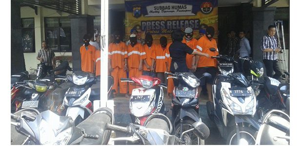 Selama Juli 2016, Polres Malang Kota Amankan 21 Motor Curian Selama Juli 2016, Polres Malang Kota Amankan 21 Motor Curian