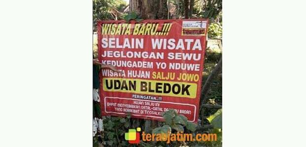 Sindir Pemkab, Warga di Kedungadem Bojonegoro Pasang Banner ‘Wisata Salju Jowo’ Sindir Pemkab, Warga di Kedungadem Bojonegoro Pasang Banner ‘Wisata Salju Jowo’