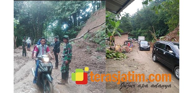 Tanah Longsor, Jalur Pacitan-Ponorogo Terganggu Tanah Longsor, Jalur Pacitan-Ponorogo Terganggu