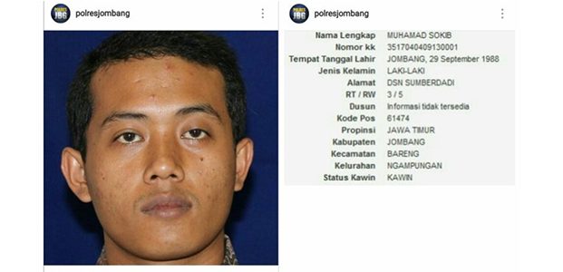 Terduga Pelaku Pembunuhan Istri Polisi, Diburu Hingga di Hutan Wonosalam Jombang