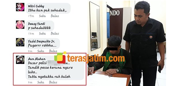 Tulis Komentar Hinaan di FB, Pemilik Akun Minta Maaf di Mapolres Situbondo Tulis Komentar Hinaan di FB, Pemilik Akun Minta Maaf di Mapolres Situbondo