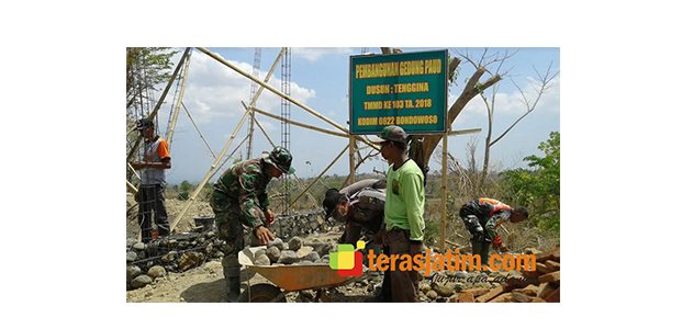 Untuk Pendidikan Karakter, Satgas TMMD Bondowoso Bangun Gedung PAUD Untuk Pendidikan Karakter, Satgas TMMD Bondowoso Bangun Gedung PAUD