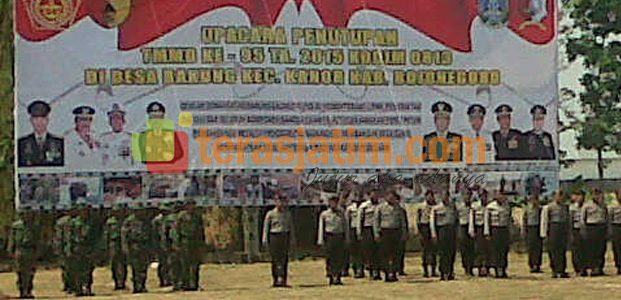 Upacara Penutupan TMMD Ke 95 di Desa Bakung Kanor Bojonegoro Upacara Penutupan TMMD Ke 95 di Desa Bakung Kanor Bojonegoro
