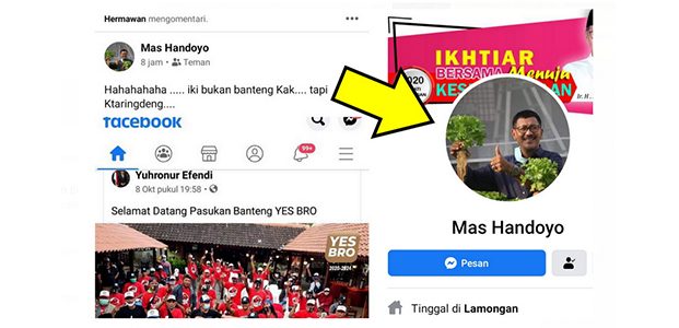 Akun “Mas Handoyo” Sindir Pasukan Banteng, Ini Kata Relawan Yes Bro Akun “Mas Handoyo” Sindir Pasukan Banteng, Ini Kata Relawan Yes Bro