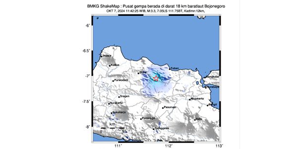 Dalam Sehari, Kabupaten Sampang dan Bojonegoro Diguncang Gempa Dalam Sehari, Kabupaten Sampang dan Bojonegoro Diguncang Gempa