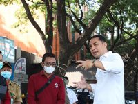 Sidak Proyek Saluran di Karah Agung, Wali Kota Surabaya Minta Pengerjaan Dikebut