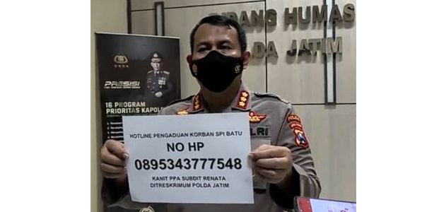 Polda Jatim Buka Hotline Pengaduan Kasus Eksploitasi Anak di SPI Kota Batu Polda Jatim Buka Hotline Pengaduan Kasus Eksploitasi Anak di SPI Kota Batu