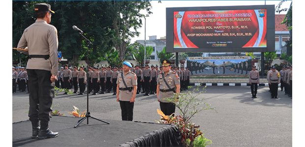 Kombes Hartoyo Promosi ke Mabes Polri, AKBP Nur Azis Resmi Jadi Wakapolrestabes Surabaya