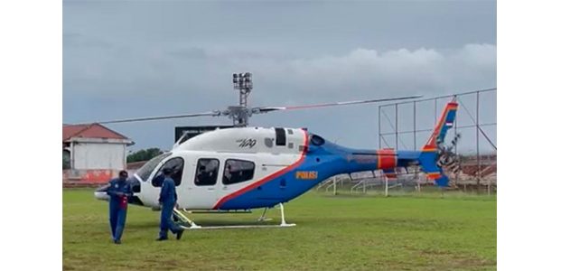 Helikopter Kapolda Jatim Diberitakan ‘Mendarat Darurat’ di Tulungagung, Ini Faktanya