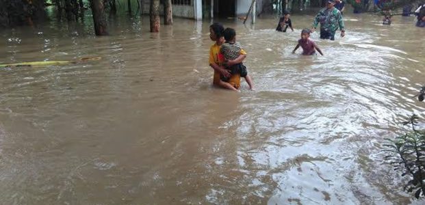 Banjir Landa Jombang, Puluhan Rumah di Curahmalang Terendam Banjir
