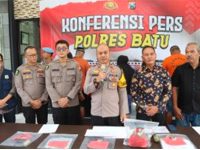 Polres Batu Ungkap Kasus Perdagangan Bayi