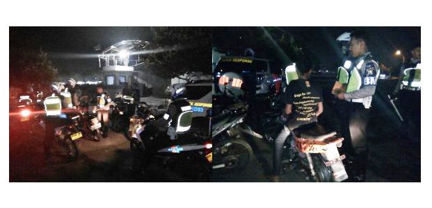 Polisi Obrak Balap Liar di Simpang Lima Gumul Kediri Polisi Obrak Balap Liar di Simpang Lima Gumul Kediri