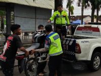 Satlantas Polres Jember Amankan Sejumlah Ranmor Tak Sesuai Spektek