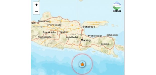 Gempa Tektonik Guncang Tenggara Malang, Terasa Hingga ke Sejumlah Daerah Gempa Tektonik Guncang Tenggara Malang, Terasa Hingga ke Sejumlah Daerah