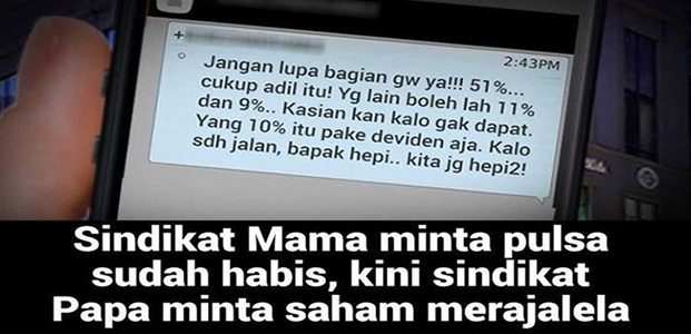 Tagar Papa Minta Saham Tagar Papa Minta Saham