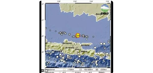 Dalam Sehari, Wilayah Tuban Diguncang Gempa Hingga 22 Kali Dalam Sehari, Wilayah Tuban Diguncang Gempa Hingga 22 Kali
