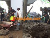 Hujan Deras, Tebing Longsor Menimpa 2 Rumah Warga di Gandusari Blitar