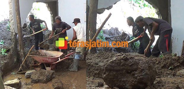Hujan Deras, Tebing Longsor Menimpa 2 Rumah Warga di Gandusari Blitar Hujan Deras, Tebing Longsor Menimpa 2 Rumah Warga di Gandusari Blitar