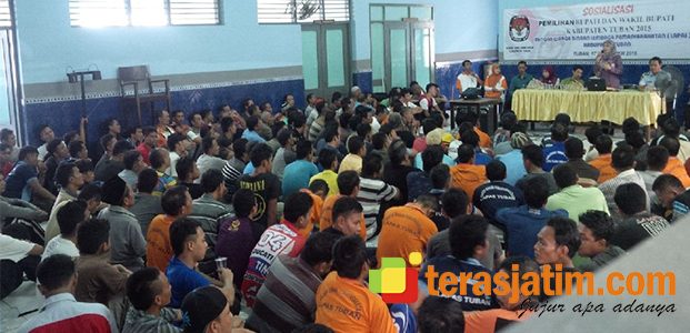 Penghuni Lapas Tuban Terima Sosialisasi Pilkada Penghuni Lapas Tuban Terima Sosialisasi Pilkada